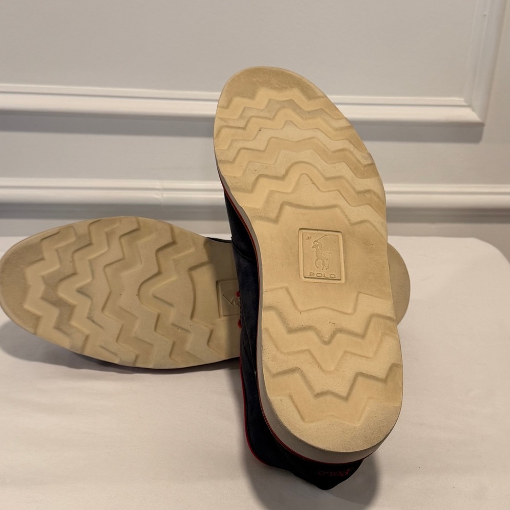 Polo Ralph‎ Lauren Whiston Chukka Boots Size 12D Navy Suede - Picture 6 of 6